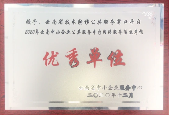 院网：我院承担的云南省技术转移公共服务窗口平台被评选为2020年云南省中小企业公共服务平台网络绩效考核423.png